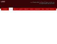Tablet Screenshot of jammsrestaurant.com
